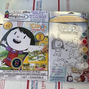 Elinor Wonders Why Colorforms and Art Paint Set